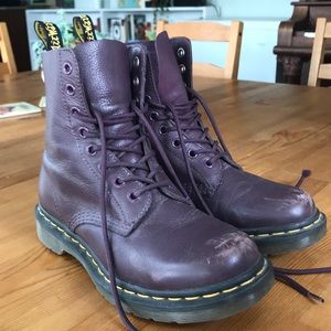 Well Loved Purple Dr Martens
